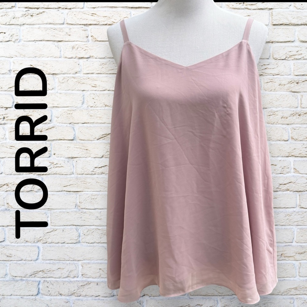 TORRID Sophie Swing Cami Camisole in a Dusty / Blush Rose Color Size 1